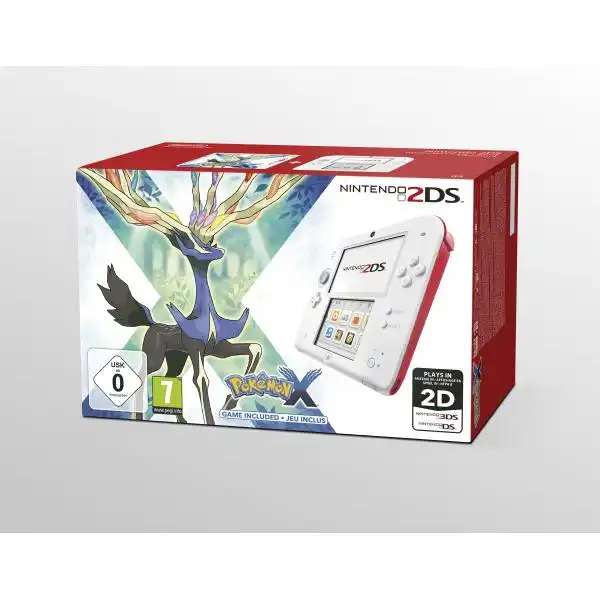 Nintendo Ds Hw White Red Pokemon X