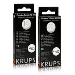 Krups XS3000 Cleaning Tablets Pack of 10 For Espressia Automatic