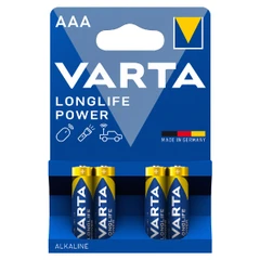 VARTA ALKALINE LONGLIFE POWER AAA 1,5V  X 4 