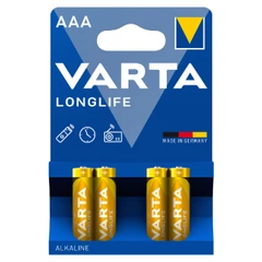 VARTA ALKALINE LONGLIFE AAA 1,5V X 4