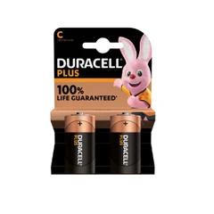DURACELL ALCALINE PLUS BATTERIES C X2 