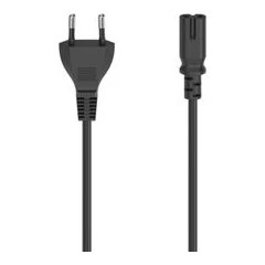 HAMA 78473/200733 POWER CORD IEC320C7 2.5M BK