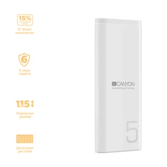 CANYON CNE-CPB05W POWERBANK 5000MAH WH