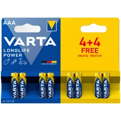 VARTA LONGLIFE POWER AAA BLI 8 (4+4)