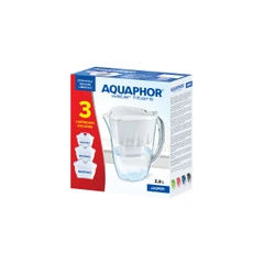 AQUAPHOR ДЖАСПЪРТ КАНА С 3 ФИЛТ БЯЛА