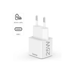 HAMA 201652/201981 ЗАРЯДНО USB-C PD QC 25W WH