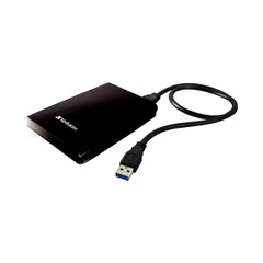 VERBATIM ВЪНШЕН HDD ТВЪРД ДИСК USB 3.0 2TB ЧЕРЕН