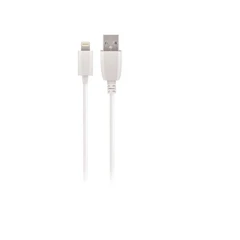 MAXLIFE КАБЕЛ USB TYPE-A LIGHTNING 1М БЯЛ