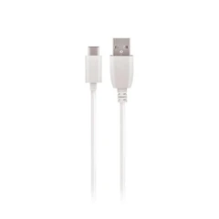 MAXLIFE КАБЕЛ USB TYPE-A USB TYPE-C 3A 1М БЯЛ