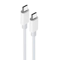 MAXLIFE КАБЕЛ USB TYPE-C USB TYPE-C 60W 1М БЯЛ