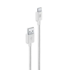 CELLULAR LINE КАБЕЛ USB TYPE-A USB TYPE-C 1.5М БЯЛ