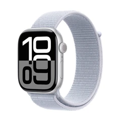 APPLE WATCH 10 46MM SILVER ALL BLUE SPORT LOOP