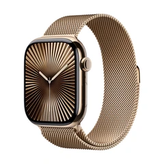 APPLE WATCH 10 46MM CELL GOLD TIT GOLD MILANESE LOOP-S/M