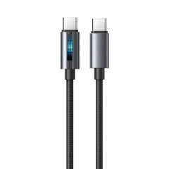 XMART USB TYPE-C CABLE TO TYPE-C BREATH. LIGHT 100W BK 1.2M