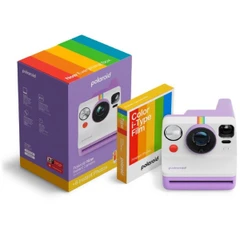 POLAROID NOW GEN 3 PURPLE + COLOR FILM 6577 BUNDLE