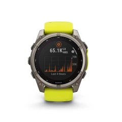 GARMIN WATCH FENIX 8  51 MM SOL SAPH TIT YELL