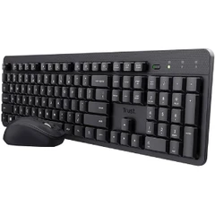 TRUST 25018 ODY II WLESS KBD + MOUSE BL