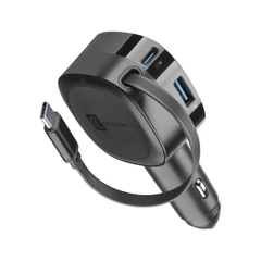 CELLULAR LINE РОЛ. ЗАРЯДНО КОЛА 12V 60W USB USB-C КАБЕЛ