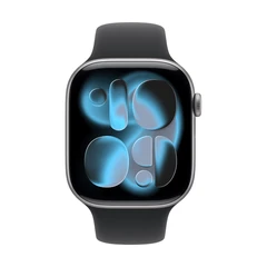 APPLE WATCH 11 42MM SPACE GREY/BLACK SPORT BAND-S/M