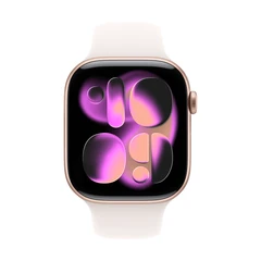 APPLE WATCH 11 42MM ROSE GOLD/LIGHT BLUSH SPORT BAND-M/L