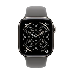 APPLE WATCH 11 42MM CELL NAT TIT/STONE GREY SPORT BAND-S/M