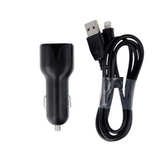 MAXLIFE АВТ. ЗАРЯДНО MXCC-01 USB 2.1A LIGHTNING КАБЕЛ ЧЕРНО