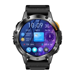 Xmart Smart Watch HK65 AMOLED(Black and Orange)