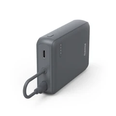 HAMA 201739  TRAVEL POWER BANK 10000MAH 2X USB-C DARK GREY
