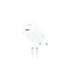 TTEC GAN 20W CHARGER + USB-C 60W CABLE WHITE