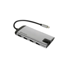 VERBATIM USB-C HUB 3XUSB HDMI SD RJ45