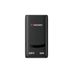 VERBATIM GAN 65W EU BLACK