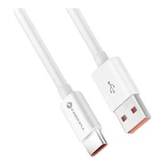 FORCELL КАБЕЛ USB-А КЪМ USB-C QC4.0 66W 1M БЯЛ