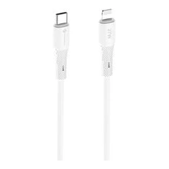 FORCELL КАБЕЛ USB-C КЪМ LIGHTENING PD 27W 1М БЯЛ