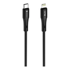 FORCELL КАБЕЛ USB-C КЪМ LIGHTENING PD 27W 1М ЧЕРЕН