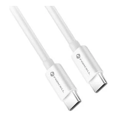 FORCELL КАБЕЛ USB-C КЪМ USB-C PD QC4.0 60W 2М БЯЛ