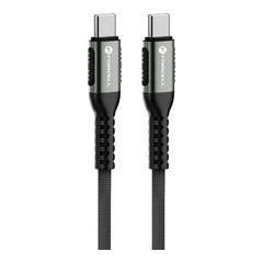 FORCELL КАБЕЛ USB-C КЪМ USB-C PD QC4.0 240W 1,2М ЧЕРЕН