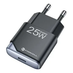 FORCELL ЗАРЯДНО 220V GAN 3 ULTRA SLIM 1XUSB-C QC 25W