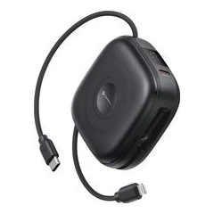 FORCELL ВЪН. БАТЕРИЯ MAGSAFE QC3.0 PD 22,5W 10000 MAH ЧЕРНА