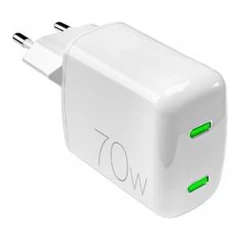PURO МРЕЖОВО ЗАРЯДНО 69879 MINI PROGAN 2XUSB-C PD70W Б