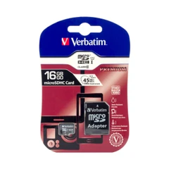 VERBATIM MICRO SDHC 16GB CL 10