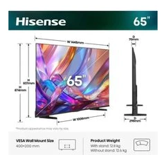 HISENSE 65E7S UHD QLED SMART TV