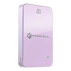 FORCELL LUXE SLIM MAGSAFE ВЪНШНА БАТЕРИЯ 10000MAH ЛИЛАВО