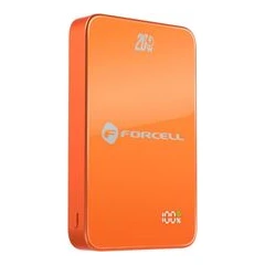 FORCELL LUXE SLIM MAGSAFE ВЪНШНА БАТЕРИЯ 10000MAH ОРАНЖЕВО