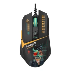 BLOODY W63 MAX МИШКА ГЕЙМЪРСКА С КАБЕЛ MIDNIGHT