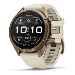 GARMIN WATCH FENIX 9 PRO 43 MM GOLD TIT CREAM/GRAY