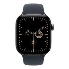 APPLE WATCH 12 CELL 42MM NATURAL TIT / NAVY BLUE SPORT M/L