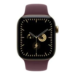 APPLE WATCH 12 CELL 42MM RADIANT GOLD / BURGUNDY SPORT S/M