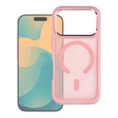 FORCELL КАЛЪФ SMOKE MAGSAFE ЗА IPHONE 18/17PRO MAX РОЗОВ