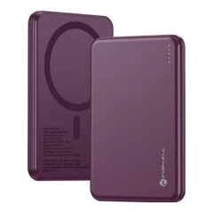 FORCELL ВЪНШНА БАТЕРИЯ SLIM MAGSAFE QUICK 5000MAH БОРДО
