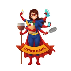 CRAZY STORE КАРТИЧКА СУПЕР МАМА